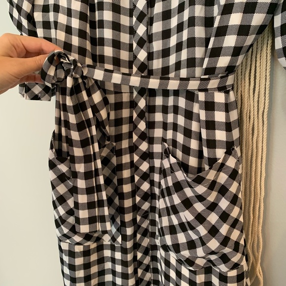 The Limited Gingham Twill Shirt Dress NWT - Picture 2 of 4